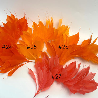 Spiky Goose Feather Wired Hat Mount