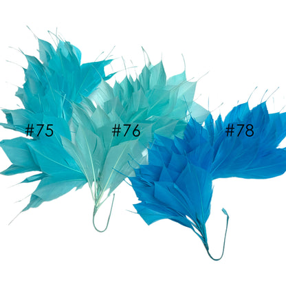 Spiky Goose Feather Wired Hat Mount