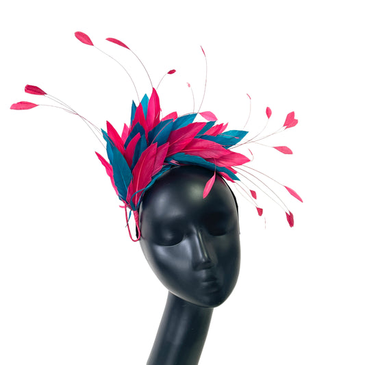 Goose and Coque Feather Mount FM304