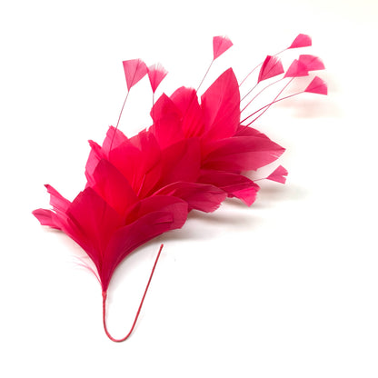 Diamond Coque & Goose Feather Flower Mount FM082