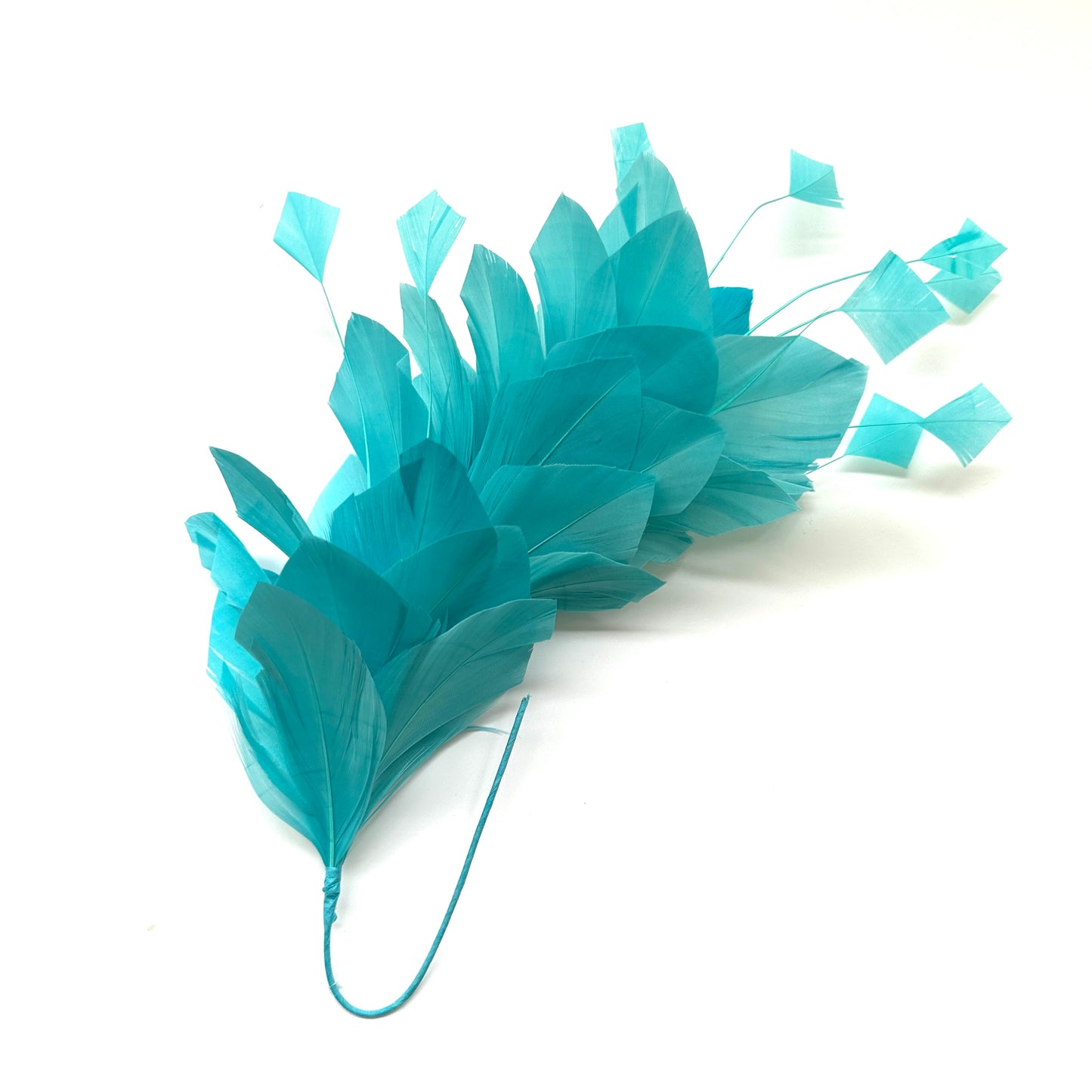Diamond Coque & Goose Feather Flower Mount FM082
