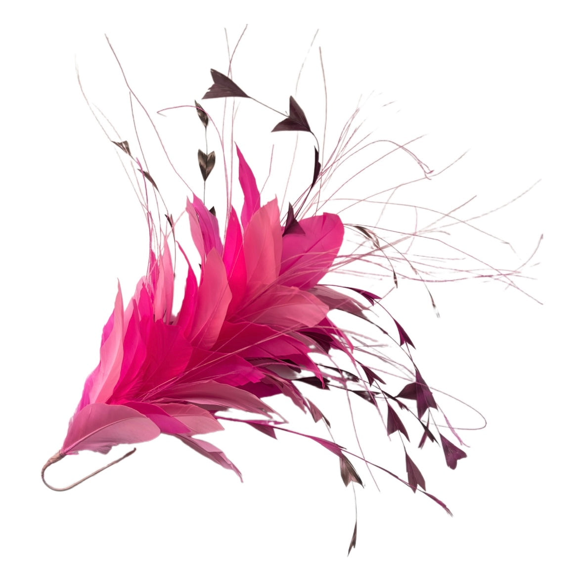 "Estrellado" / Montura de flor de plumas con diseño degradado hecho a mano DS250619
