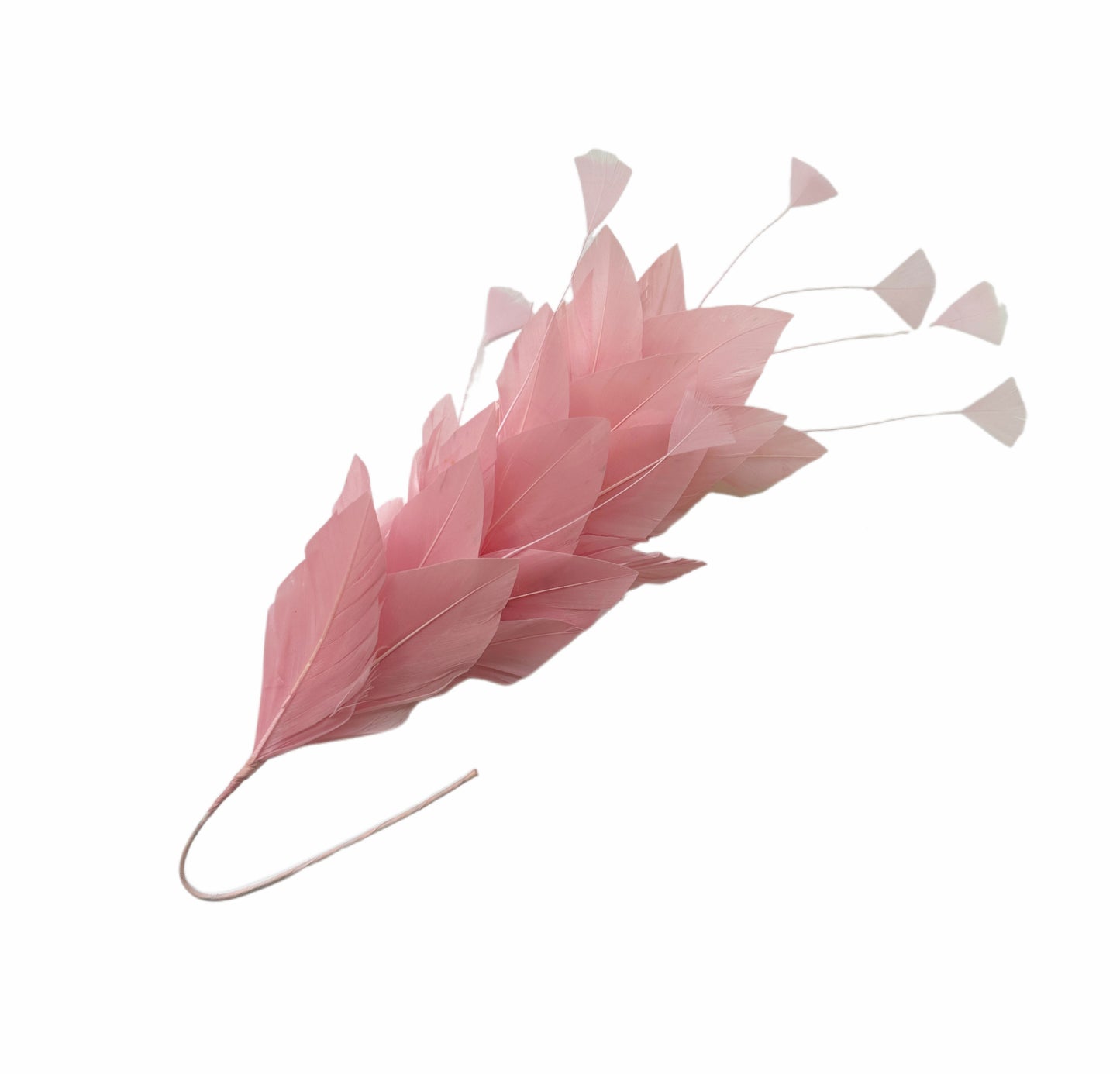 Diamond Coque & Goose Feather Flower Mount FM082