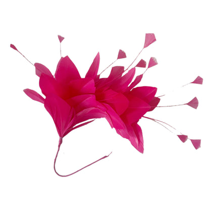 Diamond Coque & Goose Feather Flower Mount FM082