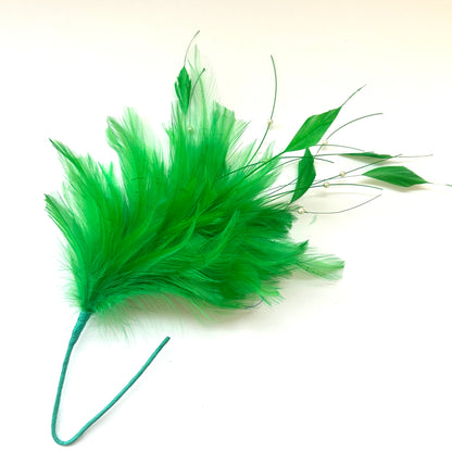 Simple Bead Design Hackle Feather Mount