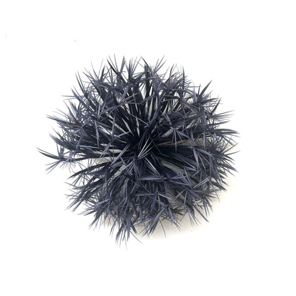 'Snowflake' / Goose Biot Feather Flower Mount