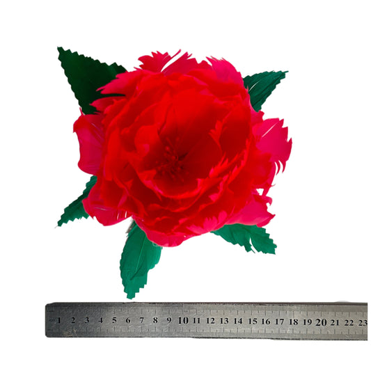 Penoy Zigzag Goose Feather Flower Mount FM829