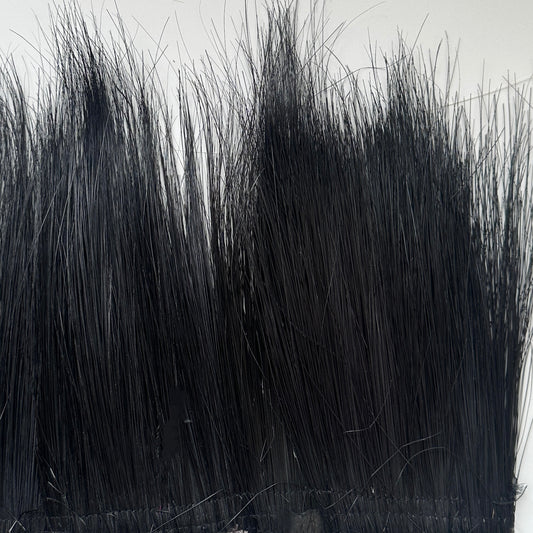 Burnt Peacock Hair Trim Fringe 10cm