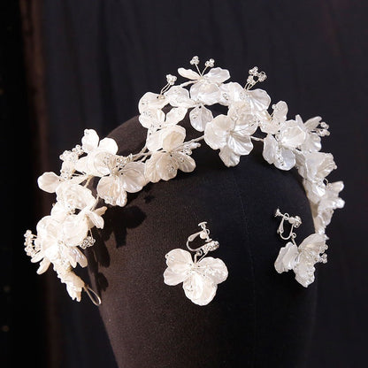 Handmade Shell Flower Headband Set 03