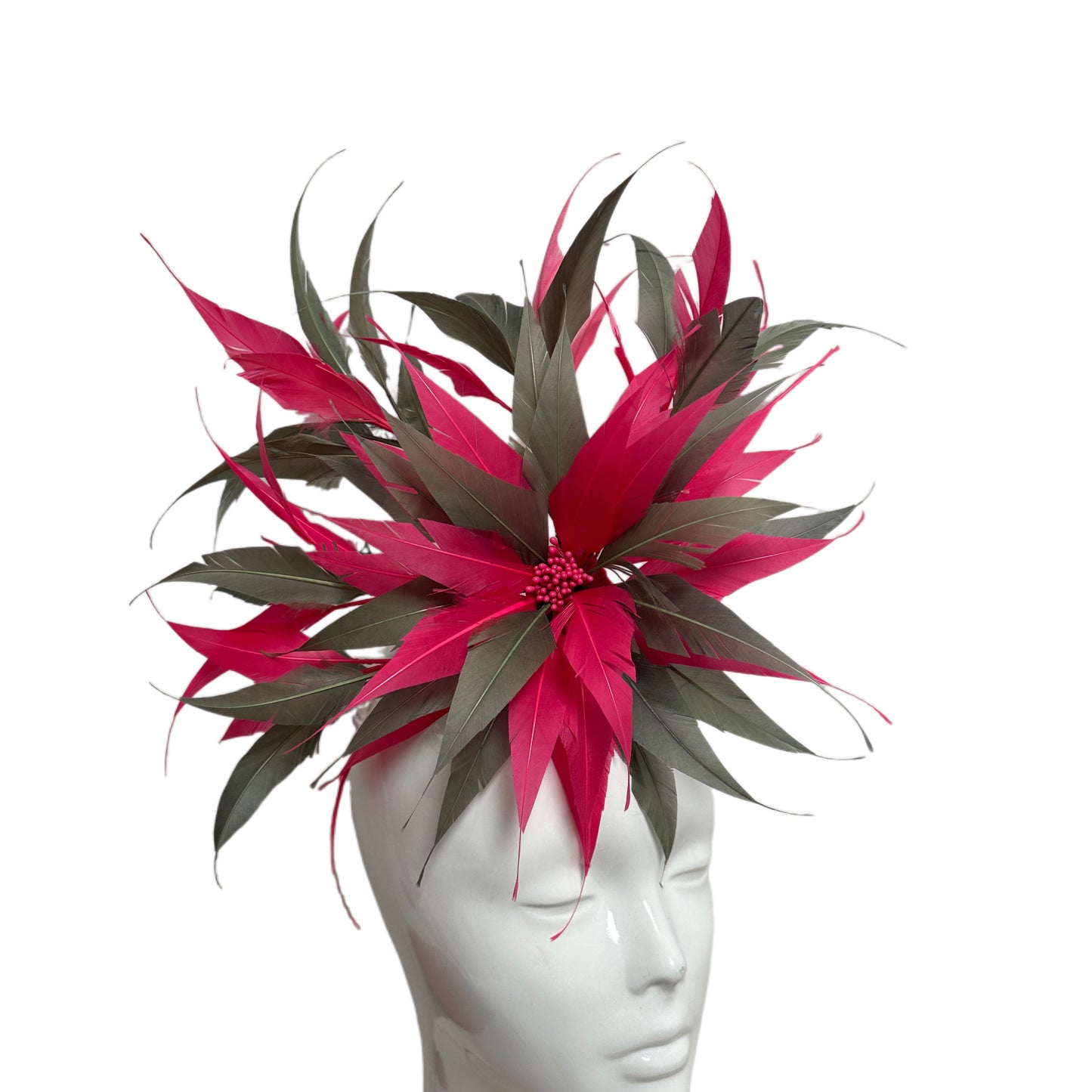 30cm Large Size Arrow Shape Feather Flower Set DS250703