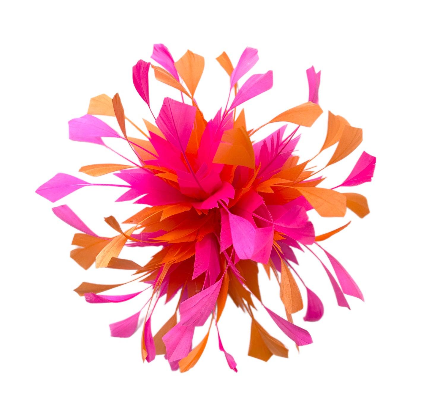 Spiky Centre Goose Feather Flower Mount DS250608