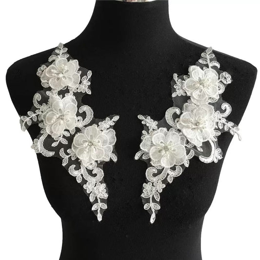 Sewing Lace Flower Embroidery Applique EA13