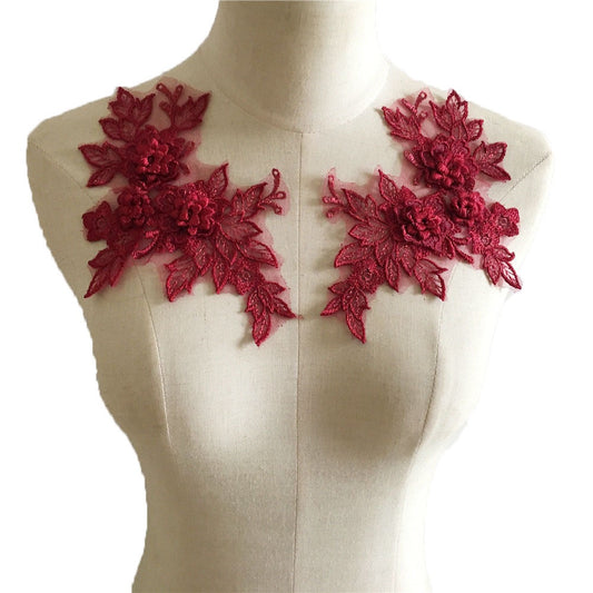 Sewing Lace Flower Embroidery Applique EA14
