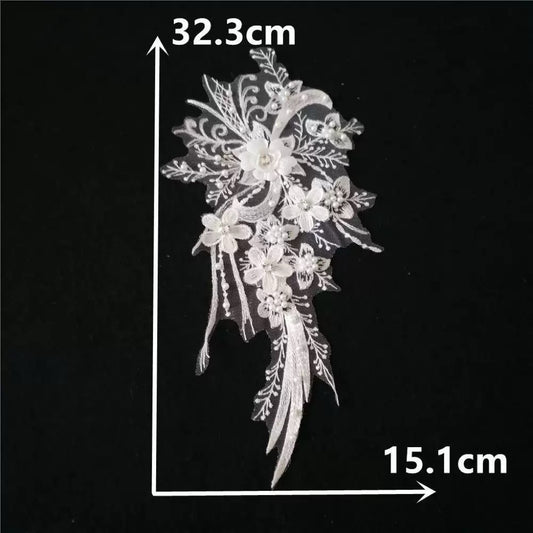 Sewing Lace Flower Embroidery Applique EA19