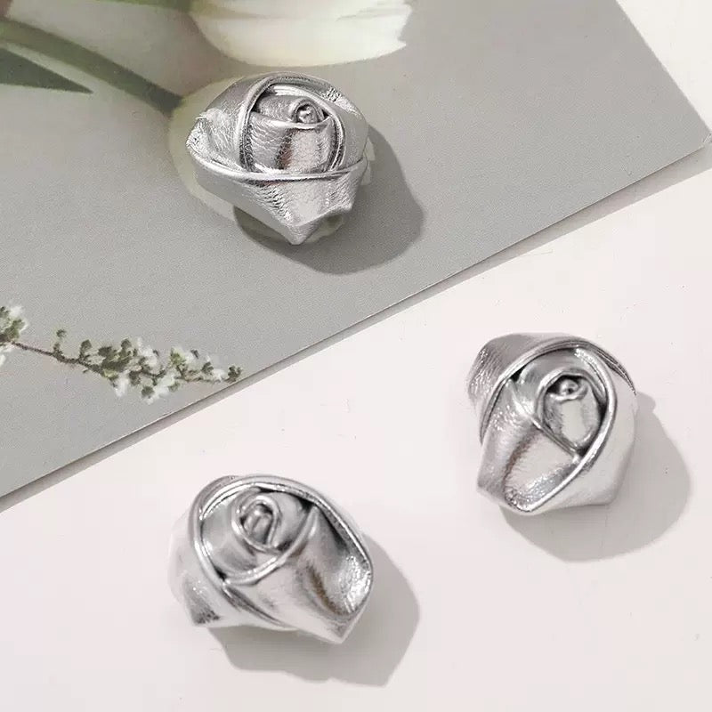 PU Leather Rose Flower