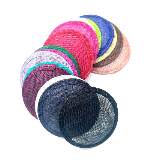 11cm Sinamay Straw Fascinator Base