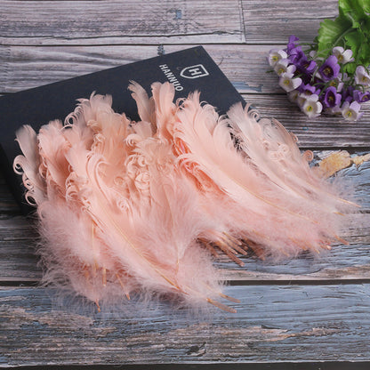 15 CM Curled Goose Feather 50 PCS