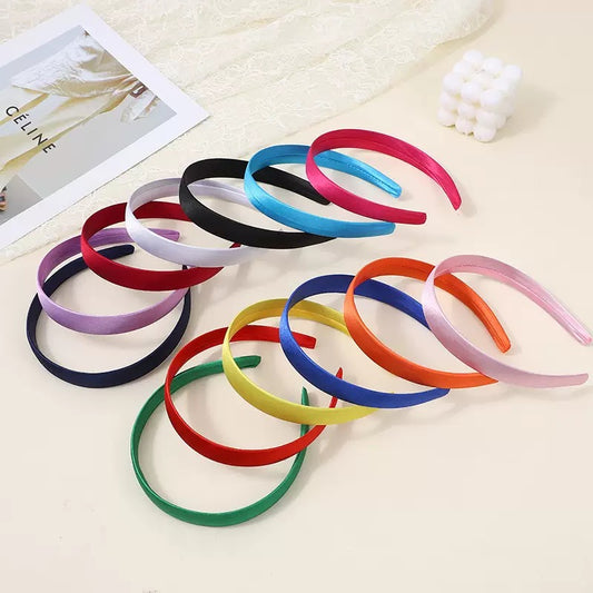 16 colours 20mm Satin Covered Metal Headband