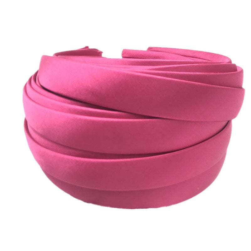 16 colours 20mm Satin Covered Metal Headband