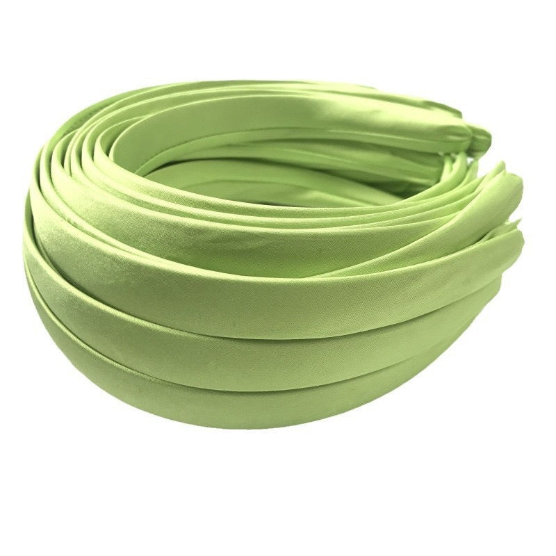 16 colours 20mm Satin Covered Metal Headband