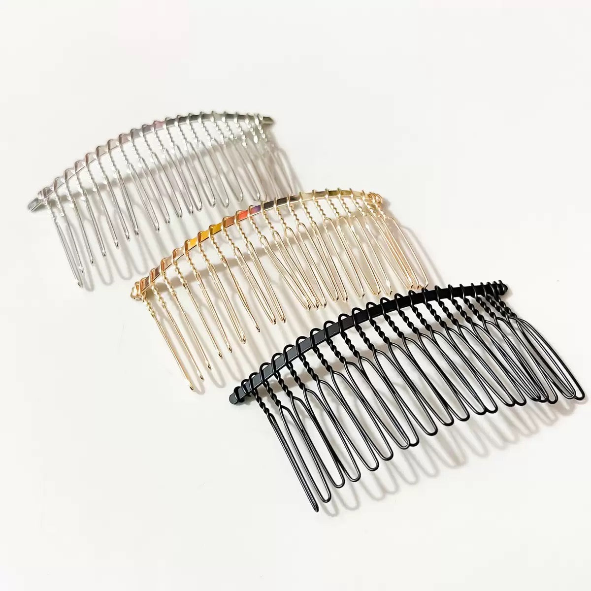 8cm 20Teeth Metal Hair Comb
