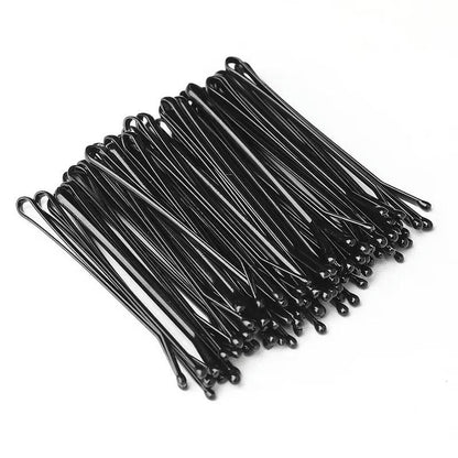 Black Basic Hair Grips-Pack of 50