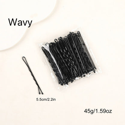 Black Basic Hair Grips-Pack of 50