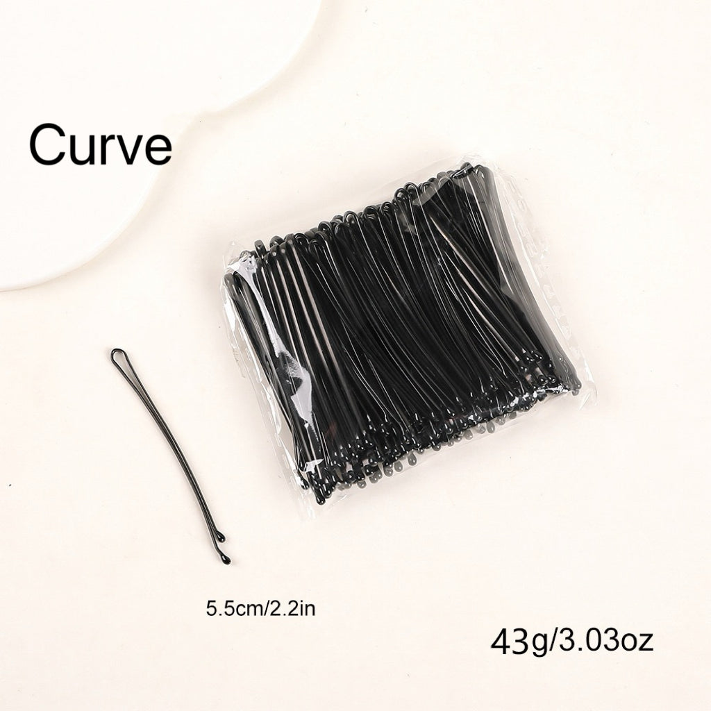 Black Basic Hair Grips-Pack of 50