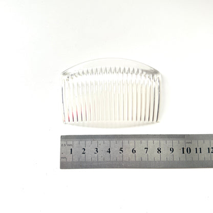 8cm 22Teeth Plastic Hair Comb - Pack of 10