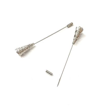 Hollow Copper Metal Brooch Accessories for DIY Headwear