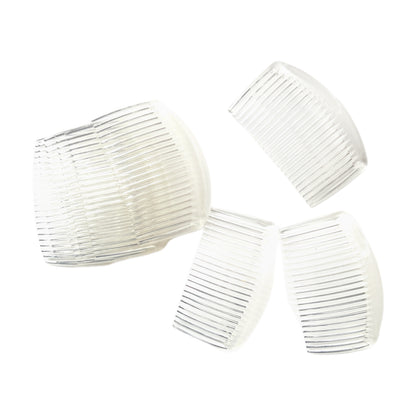 8cm 22Teeth Plastic Hair Comb - Pack of 10