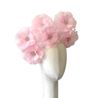 Long-Stemmed Six Feather Flower Round Edge Flower Spray FG260710
