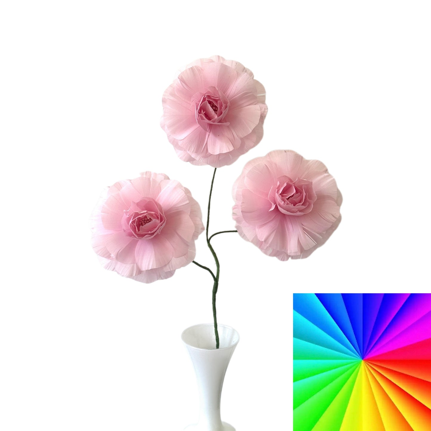 Long-Stemmed Three Feather Flower Bud Flower Spray FG260711