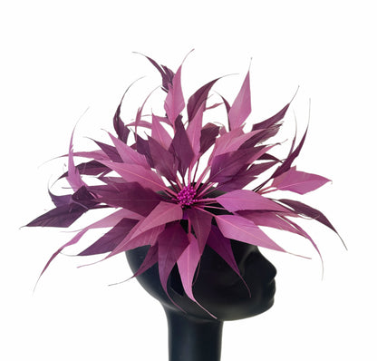 30cm Large Size Arrow Shape Feather Flower Set DS250703