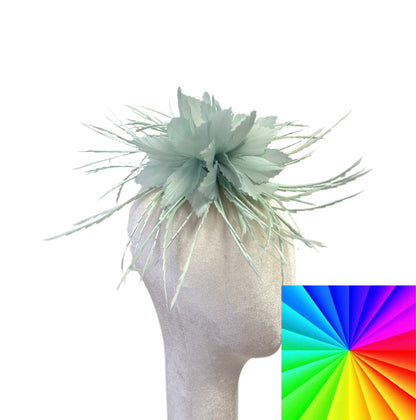 Zigzag Goose Biot Feather Flower Mount DS260626