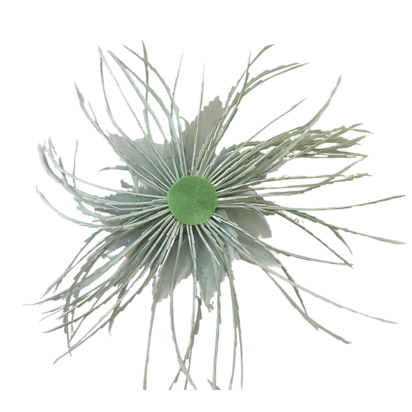 Zigzag Goose Biot Feather Flower Mount DS260626