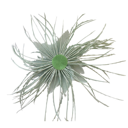 Zigzag Goose Biot Feather Flower Mount DS260626
