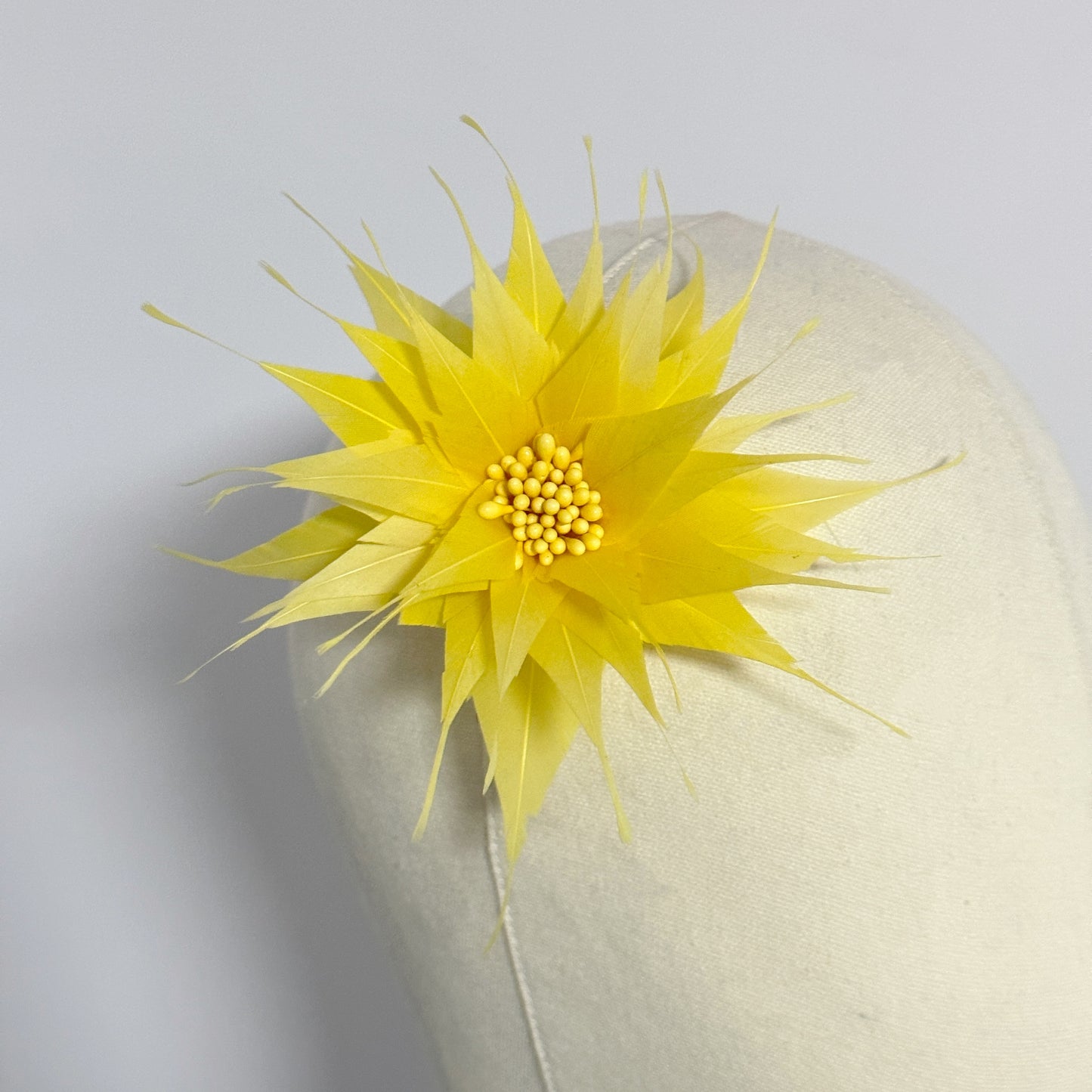 13cm Wide Tiny Handmade Feather Flower