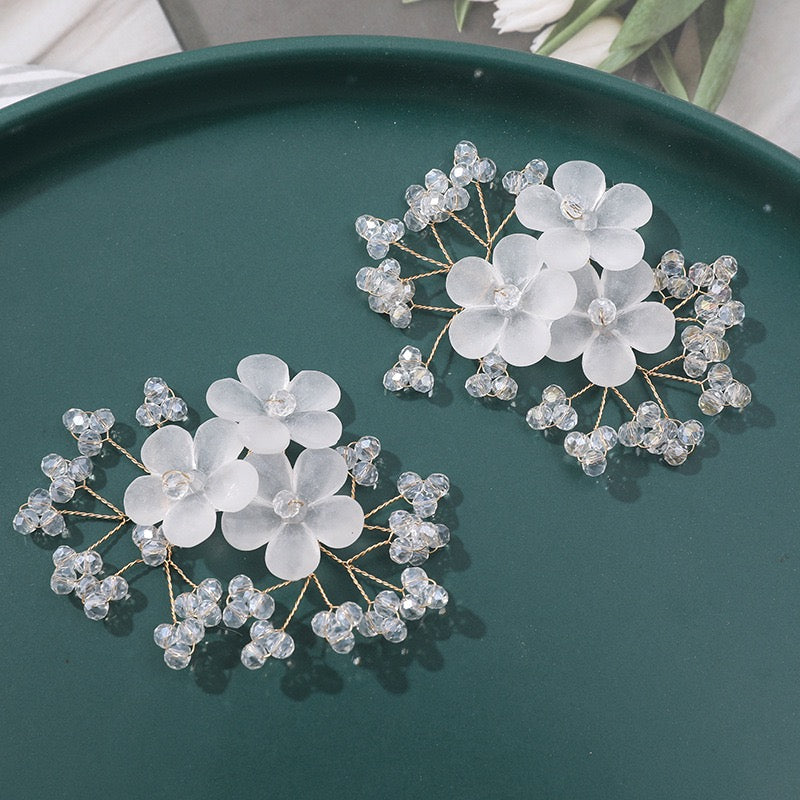 Bead Rhinestone Flower String BF04