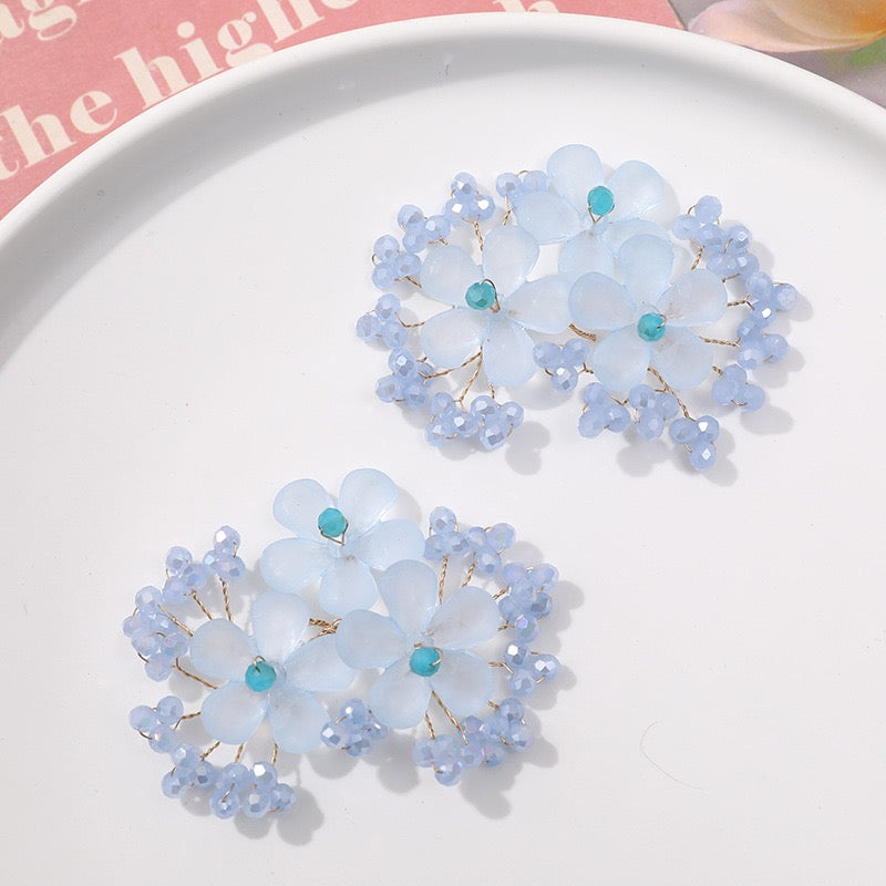 Bead Rhinestone Flower String BF04
