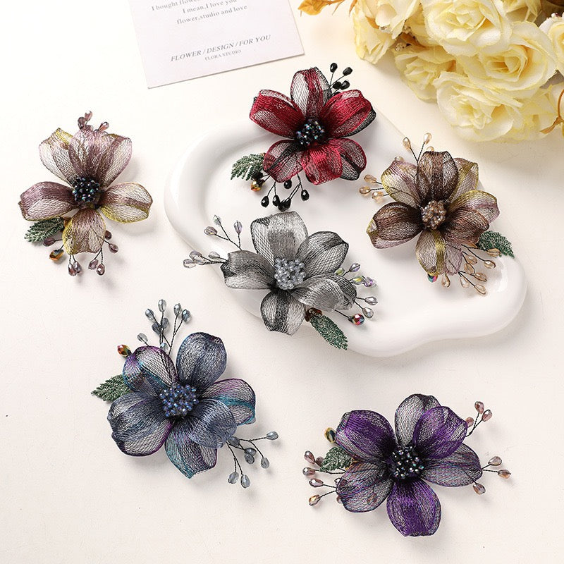 Copper Wire Bead Flower BF05