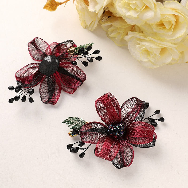 Copper Wire Bead Flower BF05