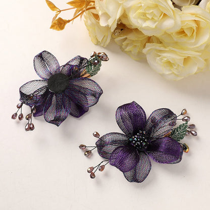 Copper Wire Bead Flower BF05
