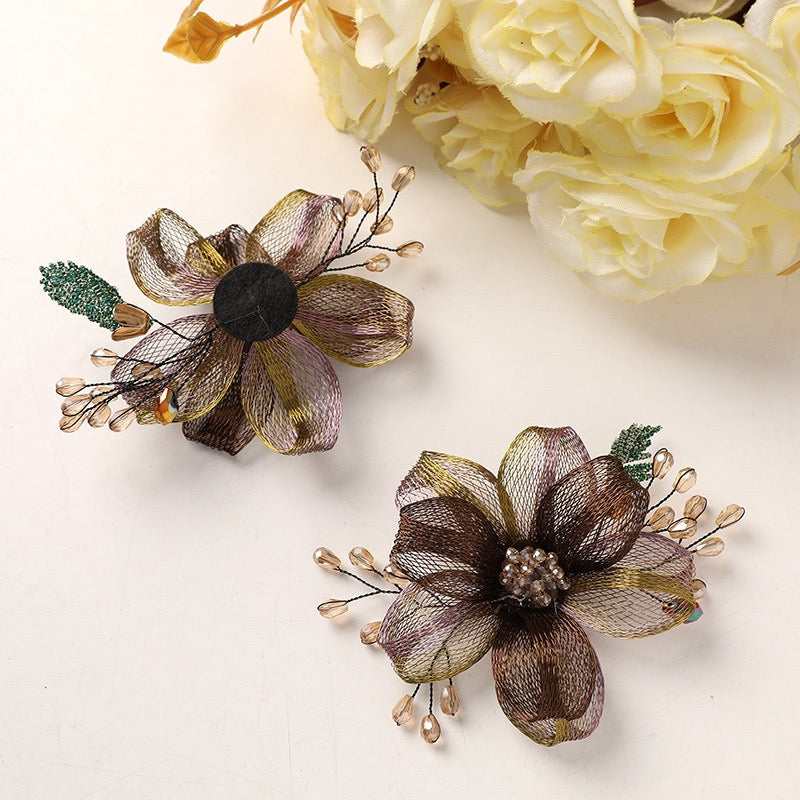 Copper Wire Bead Flower BF05