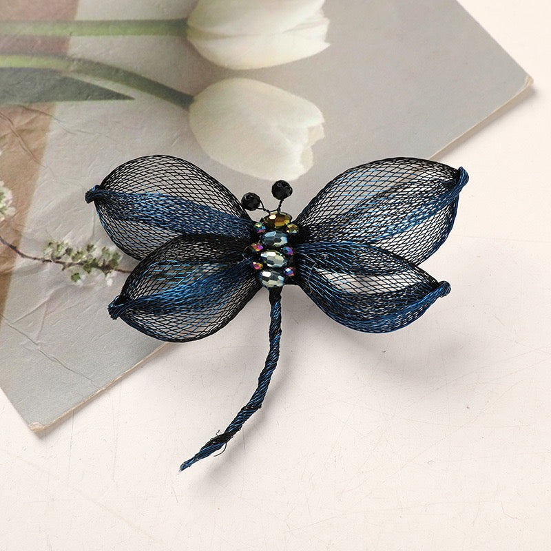 Copper Wire Bead Flower Dragonfly BF06