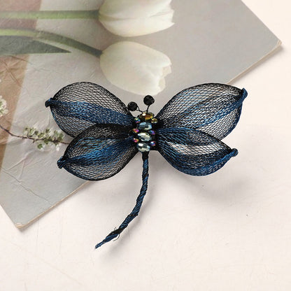 Copper Wire Bead Flower Dragonfly BF06