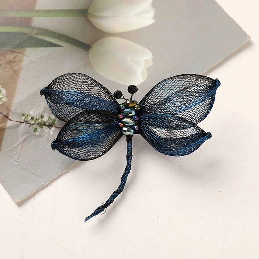 Copper Wire Bead Flower Dragonfly BF06