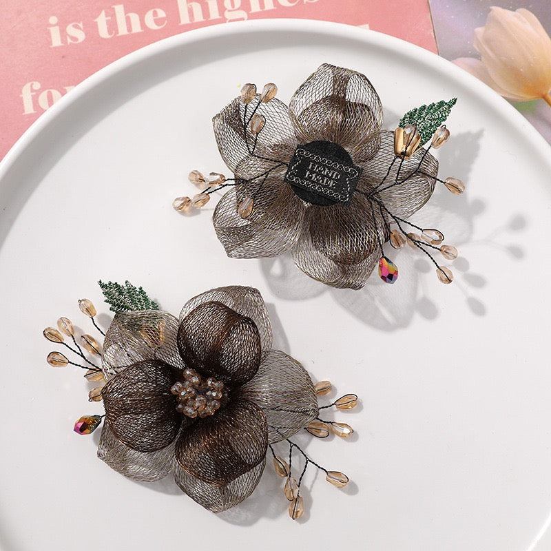 Copper Wire Bead Flower BF07