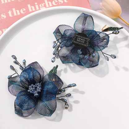 Copper Wire Bead Flower BF07