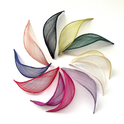 5cm Wide Millinery Sinamay Leaves